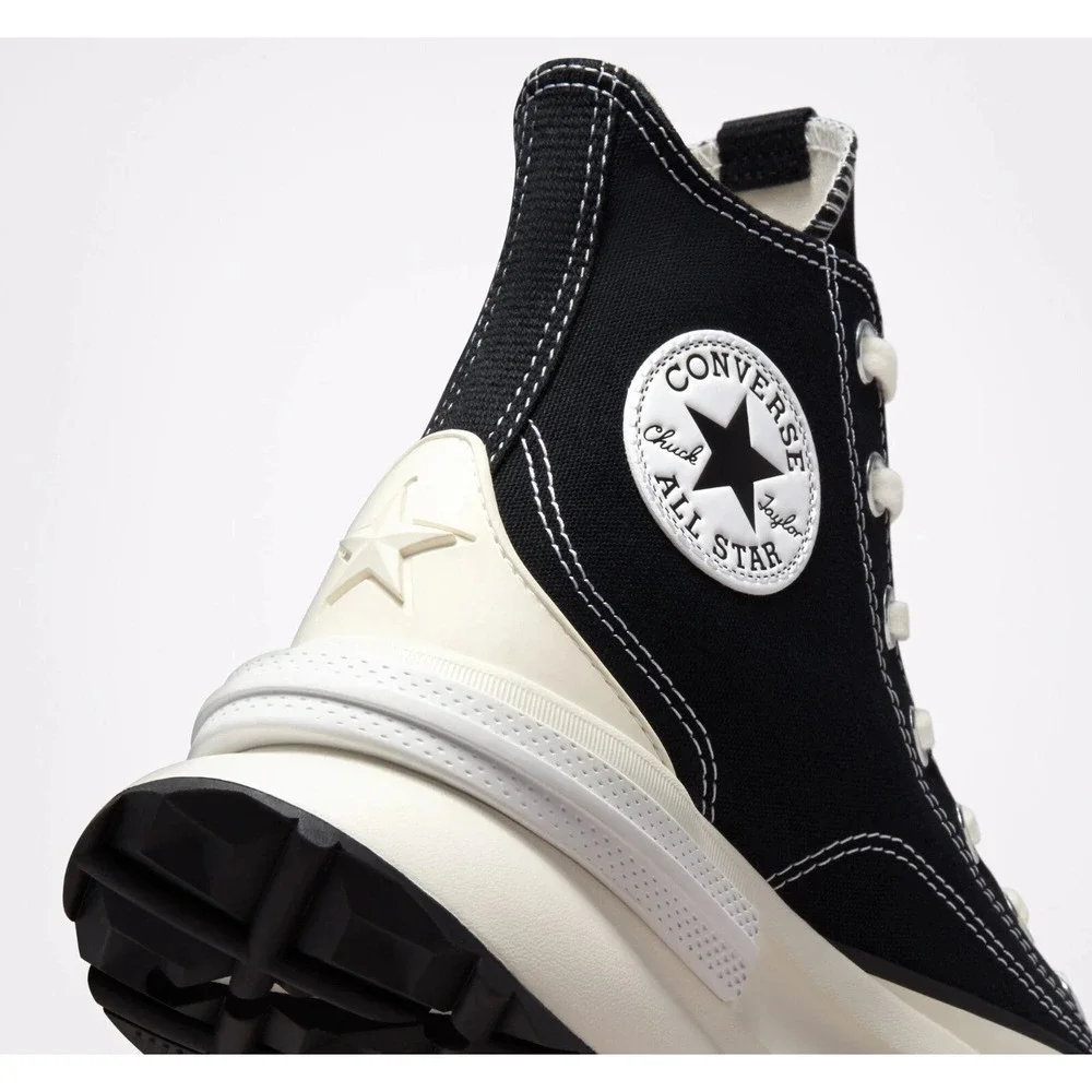 Converse Run Star Legacy CX Womens Sz 7.5 Hi Top Shoes Black/Egret/White A00869C - Picture 4 of 7